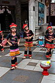 Chiang Mai - Wat Phra That Doi Suthep. Children in traditional costumes. 